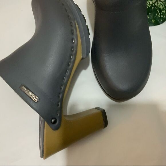 NOSOX Pepper Clogs Mules Gray tan size 6 - Picture 11 of 12